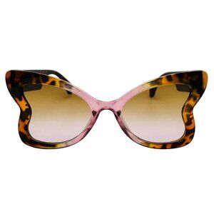 7027 | Pink/Tortoise Butterfly Sunglasses
